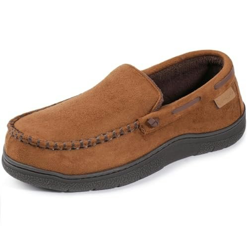 Zigzagger Men's Memory Foam Moccasin Slippers: $25.07 Zigzagger Men's Memory Foam Moccasin Slippers: $25.07