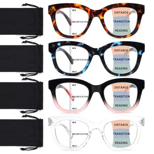 Chofilord Progressive Blue Light Blocking Reading Glasses 2-Pack: $15.99 Chofilord Progressive Blue Light Blocking Reading Glasses 2-Pack: $15.99