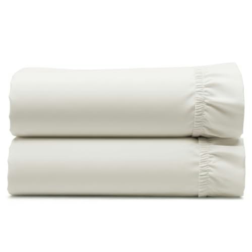 Cotton Sateen Queen Deep Pocket Fitted Sheets 2-Pack: $46.39