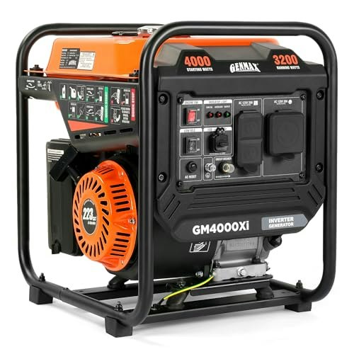 Genmax 4,000W Portable Inverter Generator: $279.99