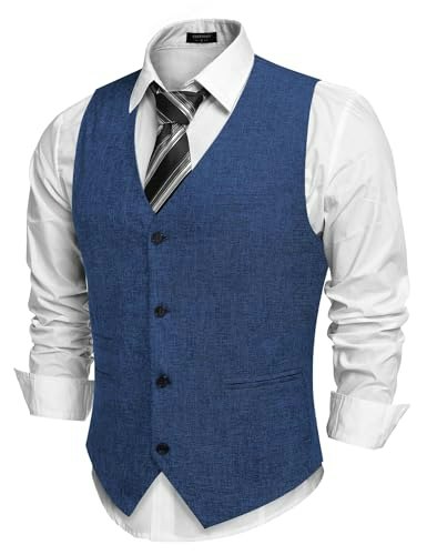Coofandy Men's Slim Fit Business Vest: $24.99 Coofandy Men's Slim Fit Business Vest: $24.99