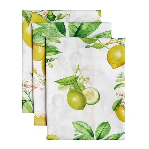 Maison d' Hermine 27.5" x 20" Cotton Kitchen Towel 3-Pack: $23.99