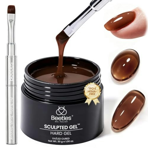 Beetles Ember Brown Hard Gel for Nails: $13.28 Beetles Ember Brown Hard Gel for Nails: $13.28