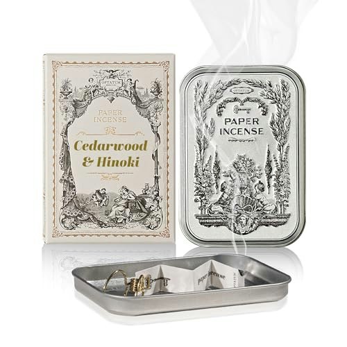 Paper Incense 48-Piece Set with Tin Case: $11.20