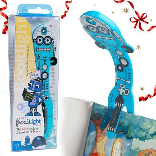 Gifts for Readers & Writers Robot Clip-On Book Light: $7.99 Gifts for Readers & Writers Robot Clip-On Book Light: $7.99