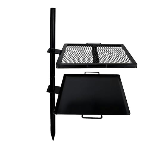 GameMaker Adjustable Height Open Fire Cooking Grill: $106.39