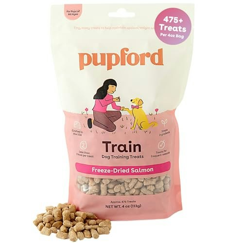 Pupford Freeze-Dried Salmon Dog Training Treats 4-oz.: $13.51