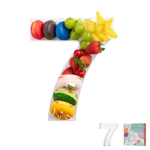 11-inch Acrylic Letter and Number Charcuterie Tray: $15.14 11-inch Acrylic Letter and Number Charcuterie Tray: $15.14