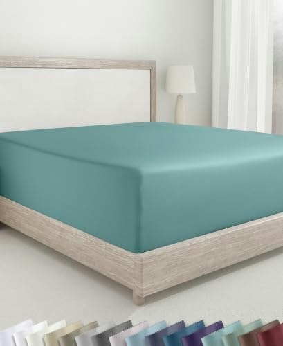 California Design Den Twin Cotton Sateen Fitted Sheet: $23.99 California Design Den Twin Cotton Sateen Fitted Sheet: $23.99
