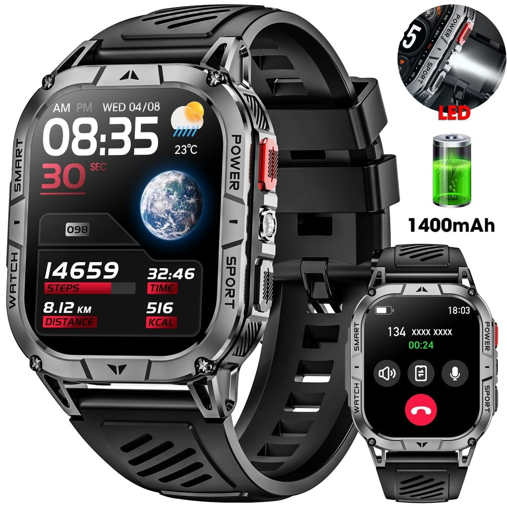 Mingdaln 2.01-inch AMOLED Military Smartwatch: $28.49 Mingdaln 2.01-inch AMOLED Military Smartwatch: $28.49