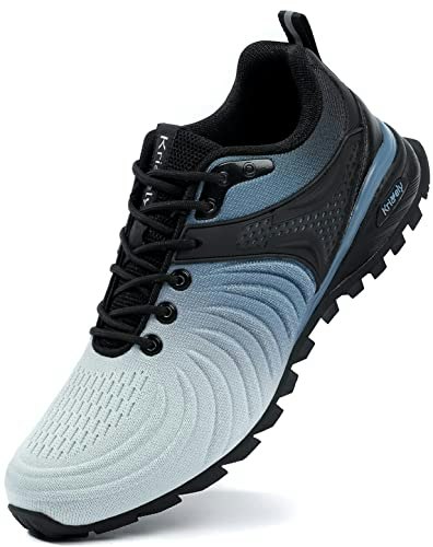 Kricely Men's Trail Running and Walking Sneakers: $32.48