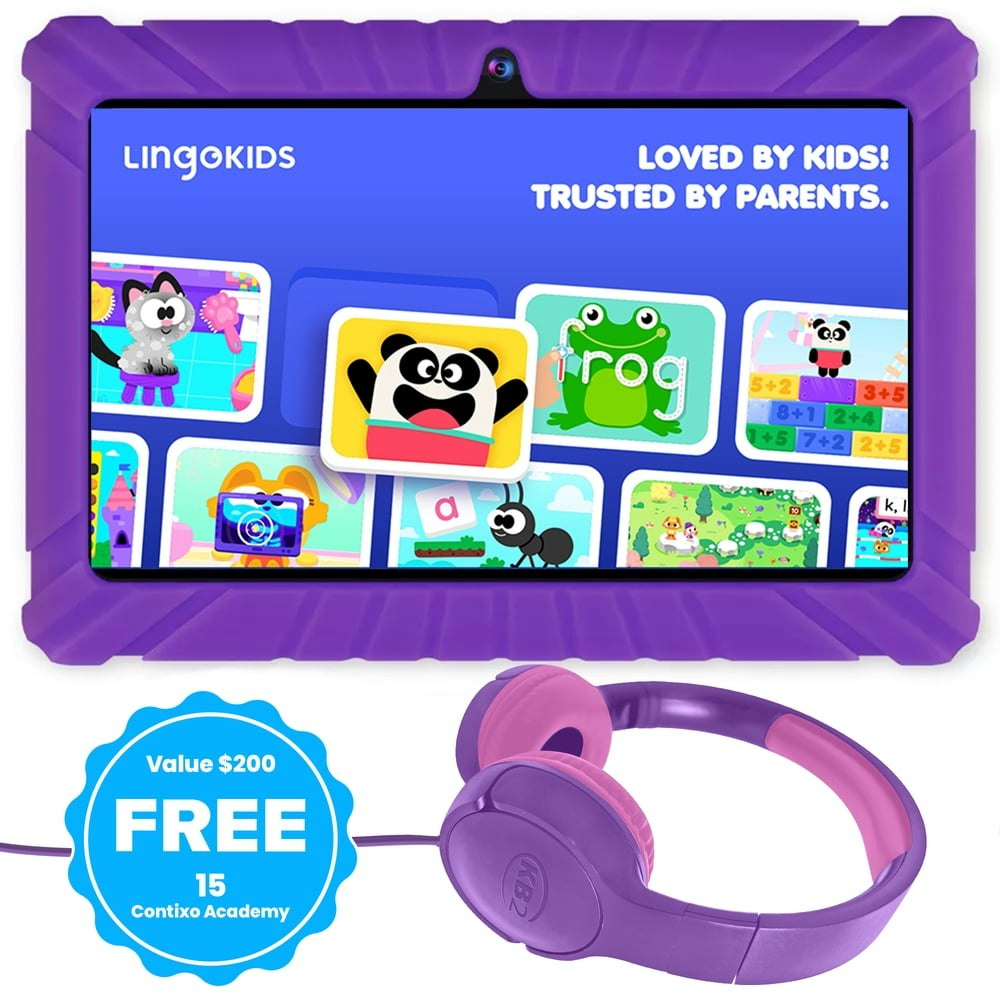 Contixo 7-Inch Educational Kids Tablet and Headphones Bundle: $58.49 Contixo 7-Inch Educational Kids Tablet and Headphones Bundle: $58.49