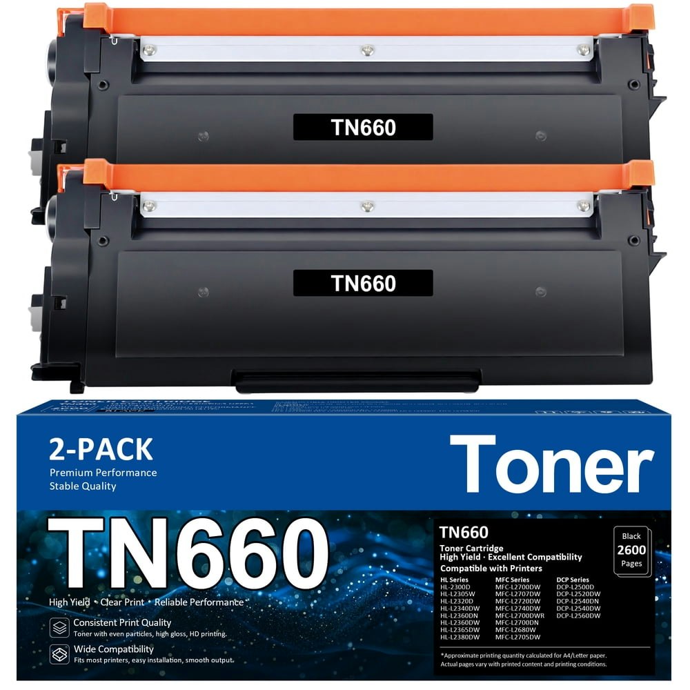 TN660 Toner Cartridge 2-Pack: $16.98 TN660 Toner Cartridge 2-Pack: $16.98