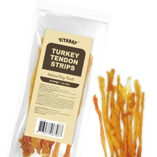 Vitaday Turkey Tendon Dog Treats 3-oz.: $8.99 Vitaday Turkey Tendon Dog Treats 3-oz.: $8.99