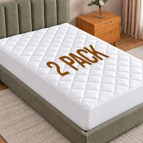 Twin Mattress Pad Protector 2-Pack: $30.34 Twin Mattress Pad Protector 2-Pack: $30.34