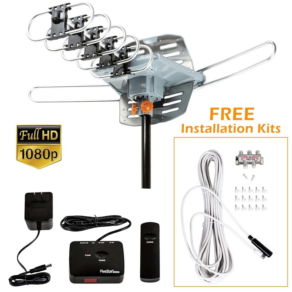 Five Star 150-Mile UHF/VHF/FM Outdoor Antenna: $39.99