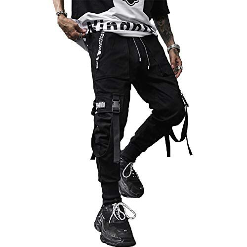 Xyxiongmao Men's Techwear Cargo Joggers: $23.92 Xyxiongmao Men's Techwear Cargo Joggers: $23.92