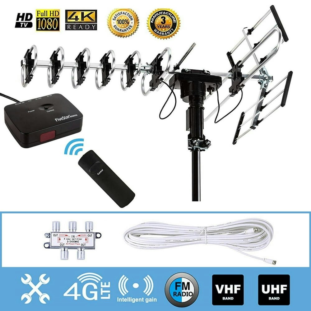Motorized 360-Degree Rotating Outdoor Antenna: $49.79