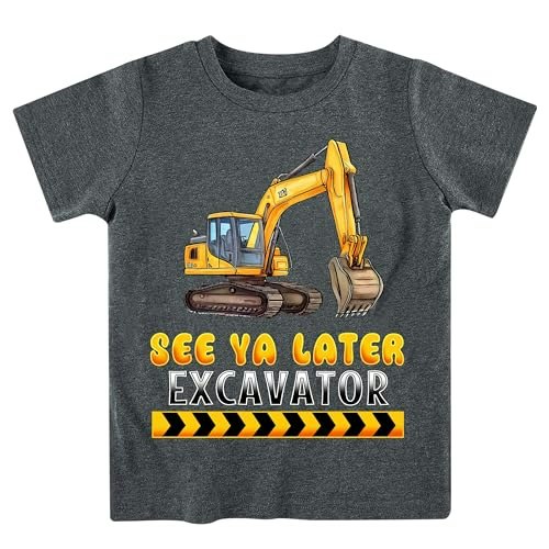 Lovekider 5T Boys Excavator Graphic T-Shirt: $9.49 Lovekider 5T Boys Excavator Graphic T-Shirt: $9.49