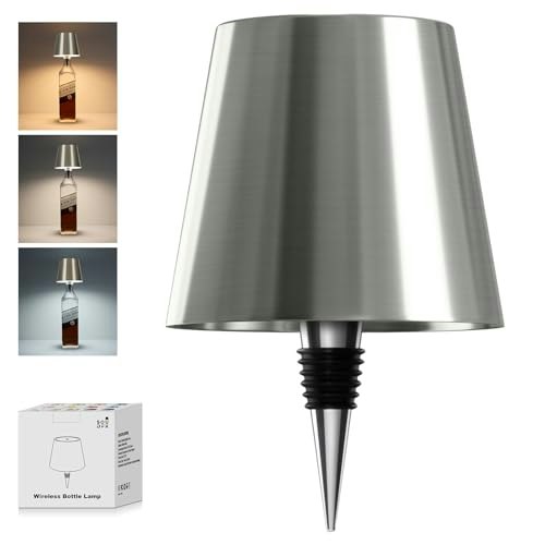 Soudfk Wireless Rechargeable Wine Bottle Lamp: $16.71 Soudfk Wireless Rechargeable Wine Bottle Lamp: $16.71