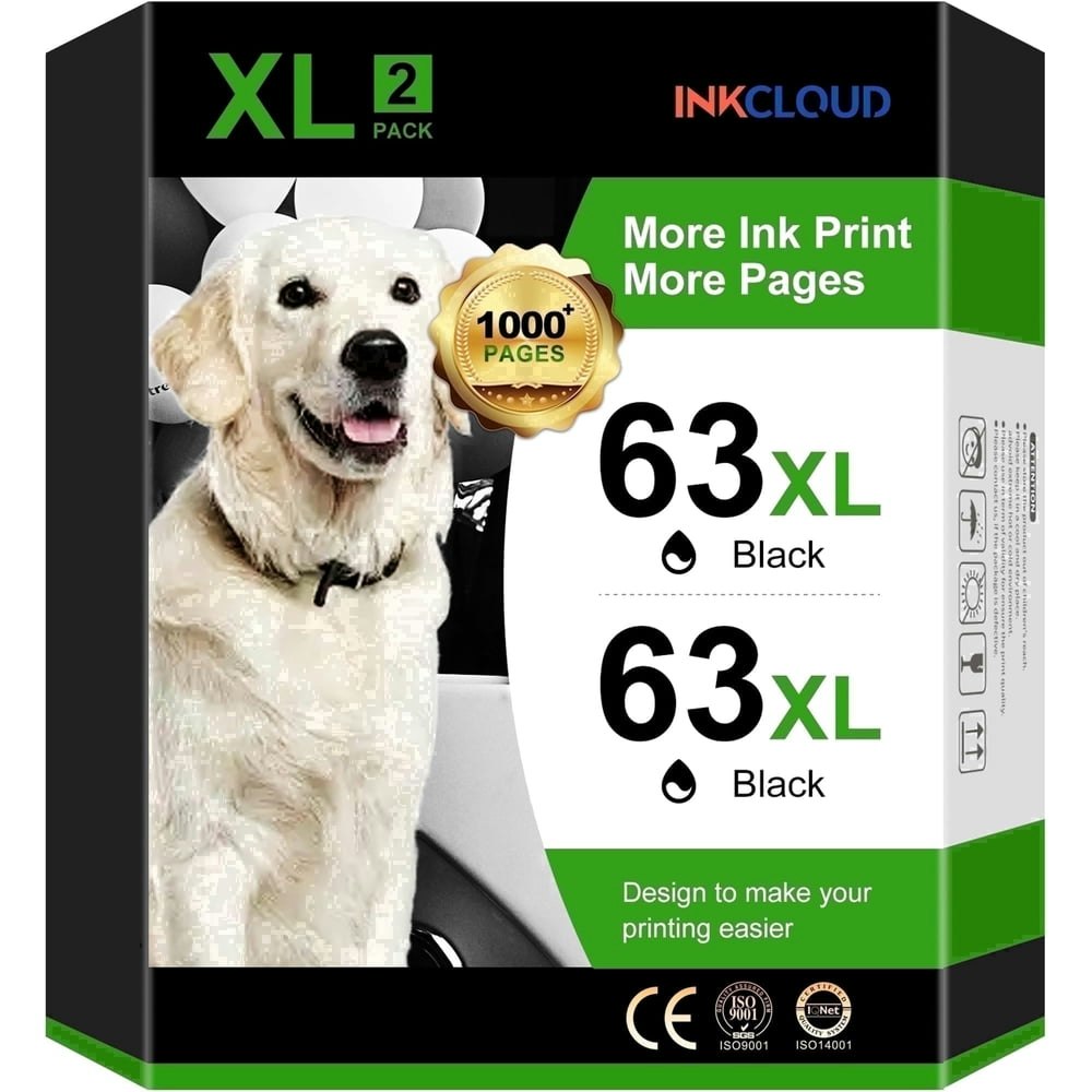 HP 63XL Black Ink Cartridge 2-Pack: $20.88