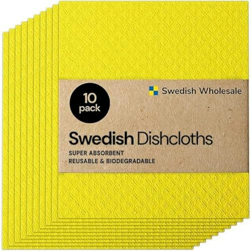 Swedish Wholesale Dishcloths 10-Pack: $14.90
