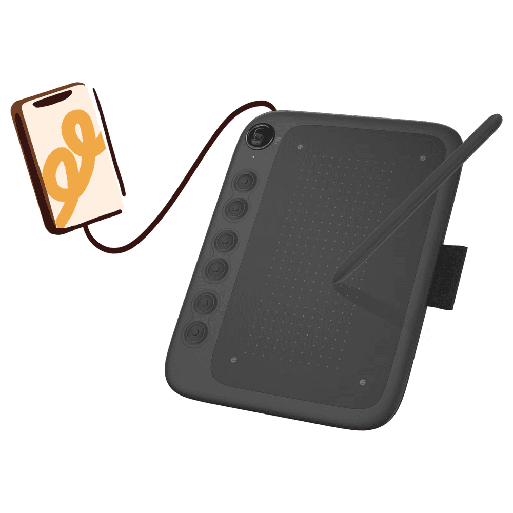Ugee Q6 6.3"x3.5" Graphics Drawing Tablet: $20