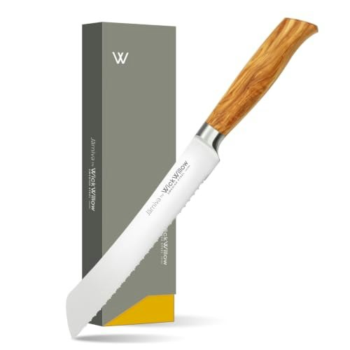 Wickwillow 8-inch Double Serrated Bread Knife: $47.24