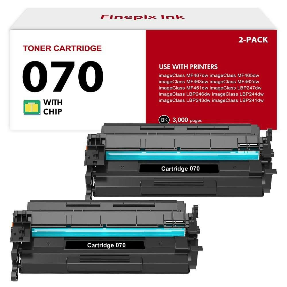 Canon 070H High Yield Black Toner Cartridge 2-Pack: $45.59