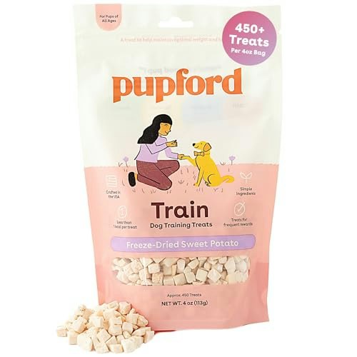 Pupford Freeze-Dried Sweet Potato Dog Training Treats 4-oz.: $12.79