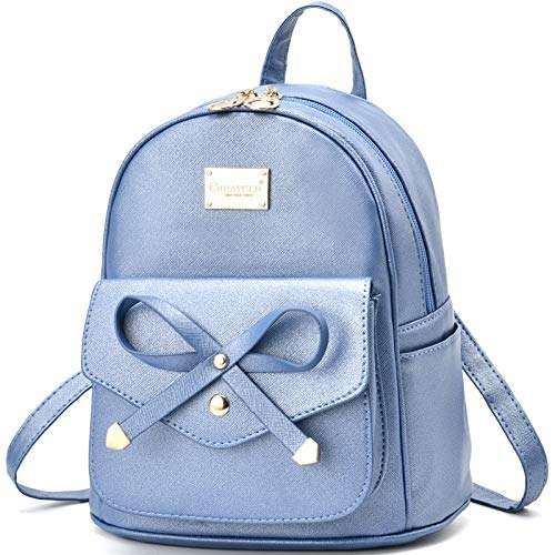 Ihayner Girls Leather Bowknot Mini Backpack: $19.19