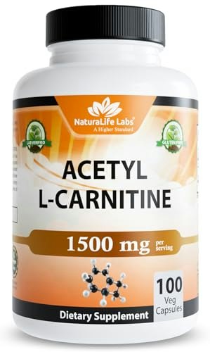 NaturaLife Labs 1,500mg Acetyl L-Carnitine 100-Capsule Bottle: $13.56 NaturaLife Labs 1,500mg Acetyl L-Carnitine 100-Capsule Bottle: $13.56