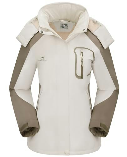 Camel Crown Women's Waterproof Fleece Ski Jacket: $45.99 Camel Crown Women's Waterproof Fleece Ski Jacket: $45.99
