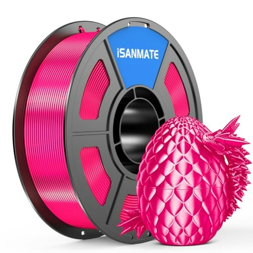 iSANMATE Silk Rose Pink 1.75mm PLA 3D Printer Filament 1kg: $15.19