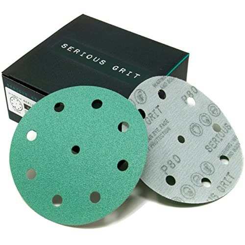 Serious Grit 5-inch 9-Hole P80 Sanding Discs 50-Pack: $20.76 Serious Grit 5-inch 9-Hole P80 Sanding Discs 50-Pack: $20.76
