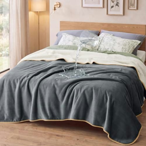 Bedsure Waterproof Sherpa Fleece Throw Blanket: $37.97 Bedsure Waterproof Sherpa Fleece Throw Blanket: $37.97