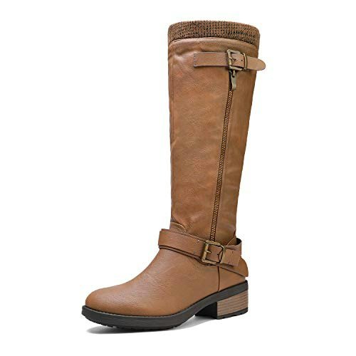 Dream Pairs Women's Wide Calf Knee-High Riding Boots: $35.14 Dream Pairs Women's Wide Calf Knee-High Riding Boots: $35.14