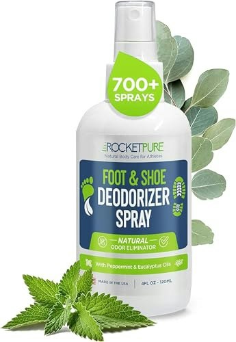 Rocket Pure Natural Foot and Shoe Deodorizer Spray 4-oz. Bottle: $11.36 Rocket Pure Natural Foot and Shoe Deodorizer Spray 4-oz. Bottle: $11.36