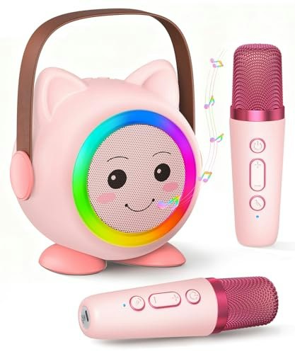 Aadmd Kids Mini Karaoke Machine with 2 Wireless Mics: $27.99 Aadmd Kids Mini Karaoke Machine with 2 Wireless Mics: $27.99