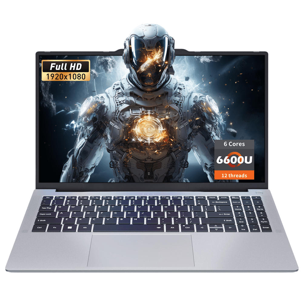 Auusda 15.6-inch Ryzen 5 6600U 12GB RAM 1TB SSD Laptop: $529.99