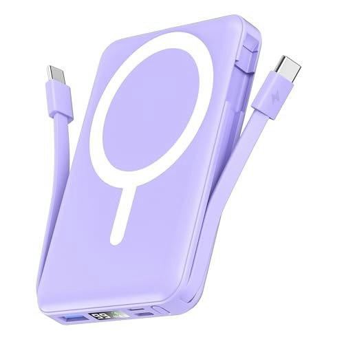 Podoru 10,000mAh Magnetic Portable Charger for MagSafe: $23.74