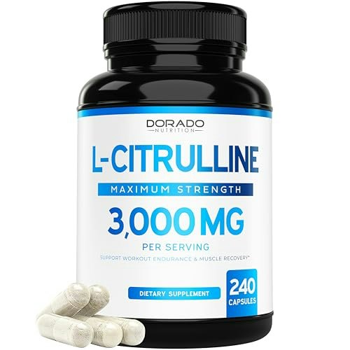 L-Citrulline 3,000mg 240-Capsule Supplement: $14.36 L-Citrulline 3,000mg 240-Capsule Supplement: $14.36