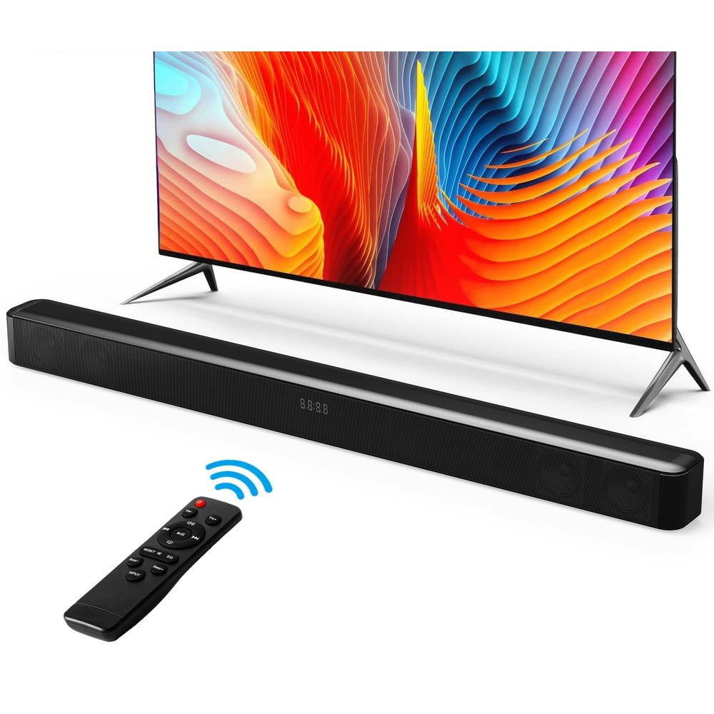 Dammyty 60W Sound Bar with Built-in Subwoofer: $39.99