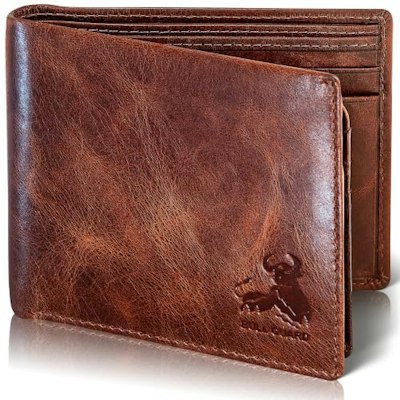 Bull Guard RFID Leather Bifold Wallet for $25.50 + free shipping w/ Prime