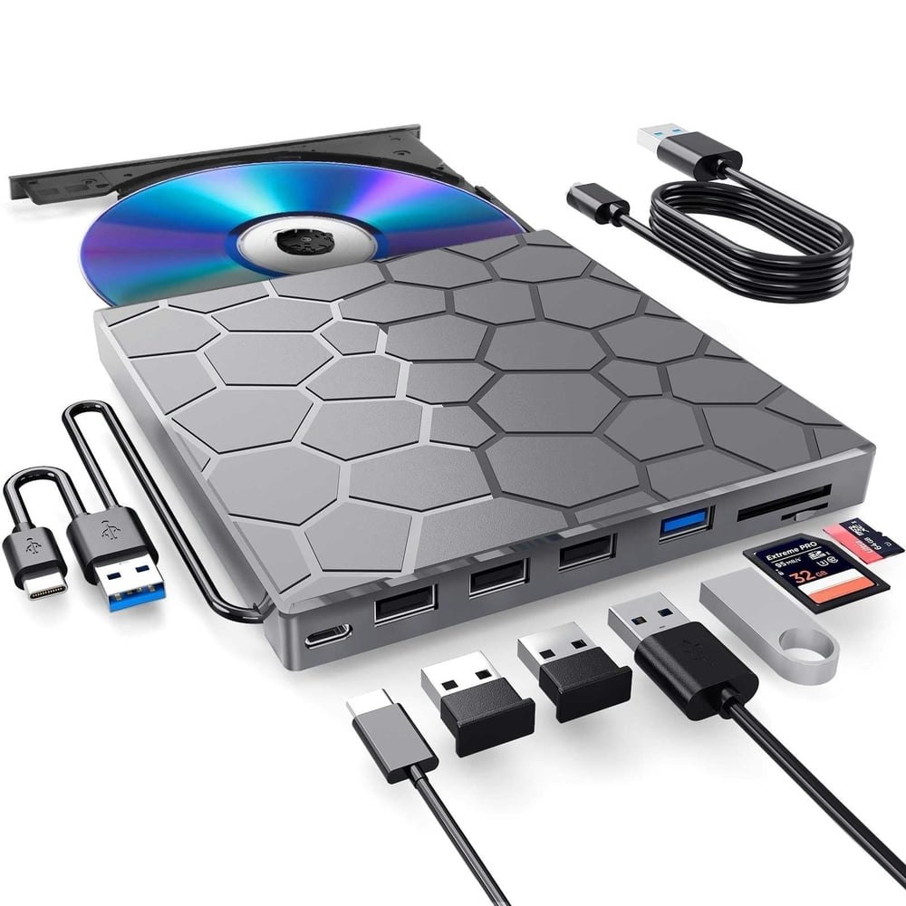 Portable USB 3.0 External CD/DVD Drive: $24.89 Portable USB 3.0 External CD/DVD Drive: $24.89