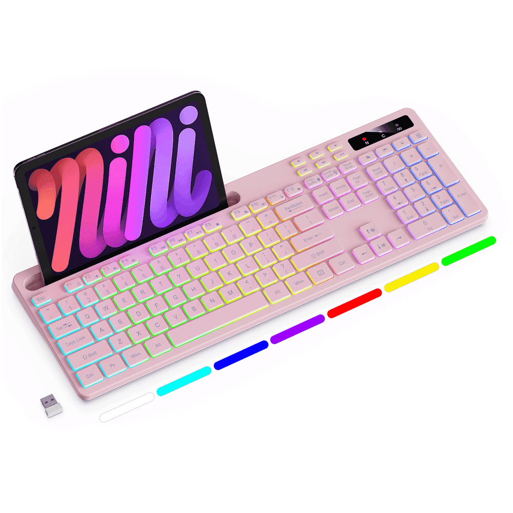 Marvo Full-Size RGB Backlit Wireless Keyboard: $17.89 Marvo Full-Size RGB Backlit Wireless Keyboard: $17.89