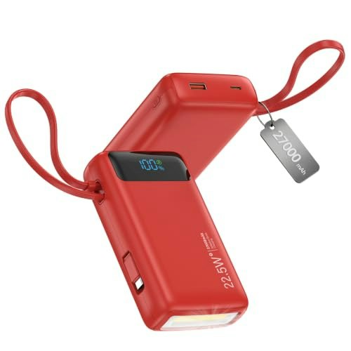 Nusyddy 27,000mAh 22.5W Portable Charger: $23.99