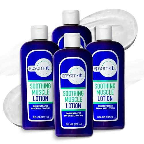 Epsom-It Soothing Muscle Magnesium Lotion 4-Pack: $51.99