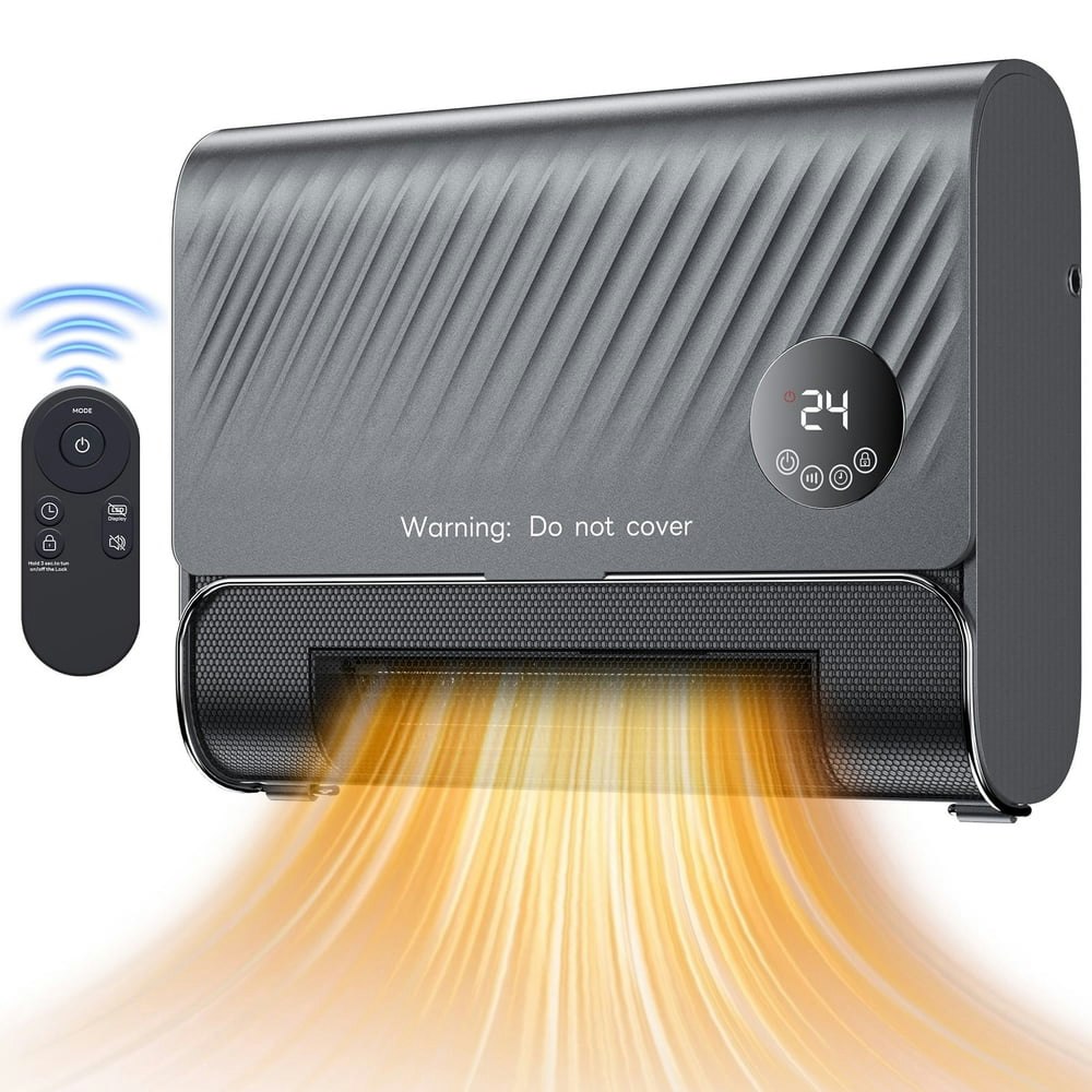 edx 1,500W Wall-Mounted Space Heater: $47.99