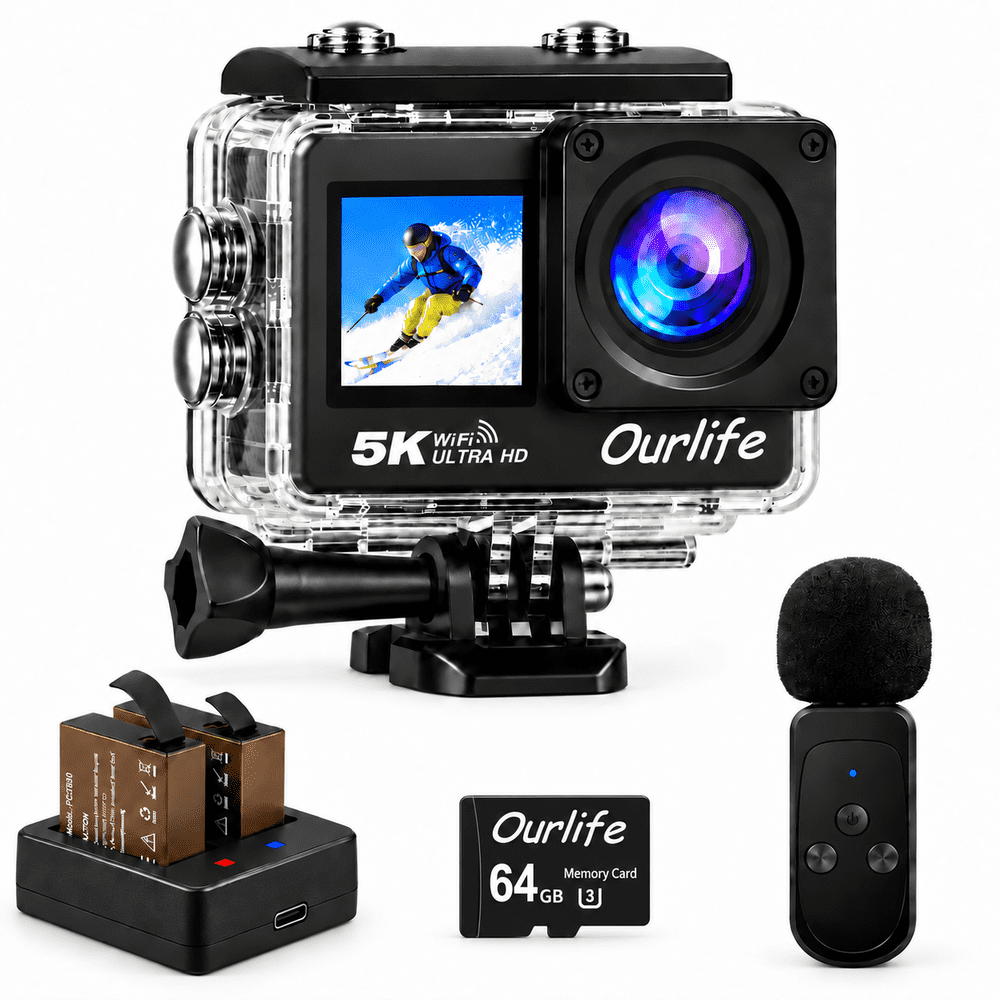 5K 30FPS Waterproof Action Camera: $71.99 5K 30FPS Waterproof Action Camera: $71.99